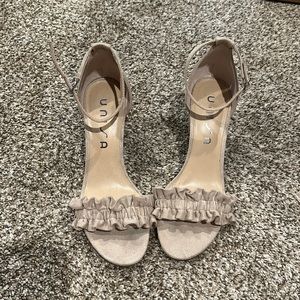 Unisa Size 8 Nude Block Heels